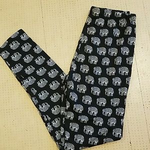 Fleece Lined Elephant Leggings